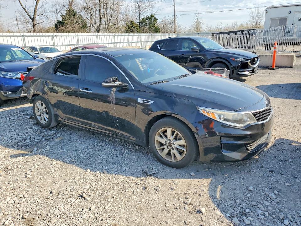 2016 Kia Optima VIN 5XXGT4L34GG029061 COPART salvage auction — REAR END, Mo - Salvage Certificate Of Title, sold $625 on 2026-07-31 (photo 4)