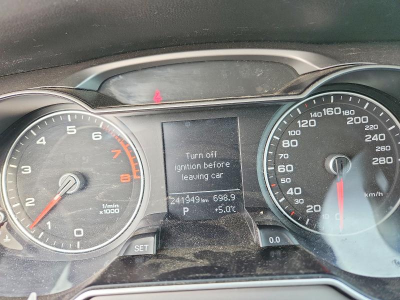 2014 Audi A4 VIN WAUBFCFL9EN010236 COPART salvage auction — FRONT END, Salvage Title, sold $875 on 2026-07-09 (photo 9)