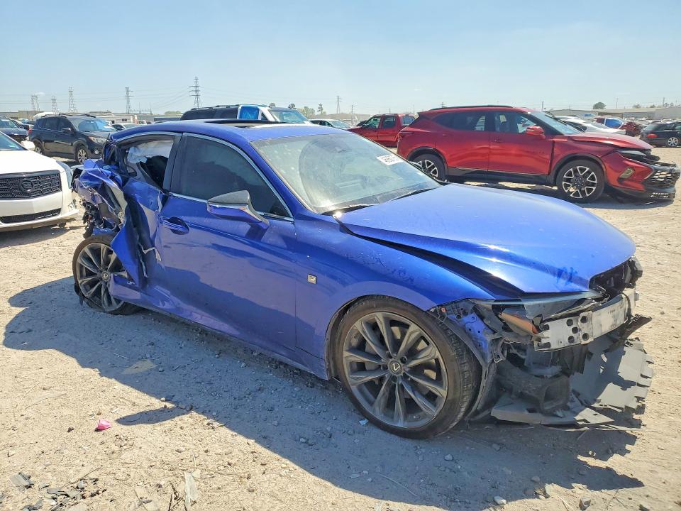 2022 Lexus Is VIN JTHGZ1B29N5048999 COPART salvage auction — ALL OVER, Tx - Salvage Vehicle Title, sold $2,050 on 2026-07-31 (photo 4)