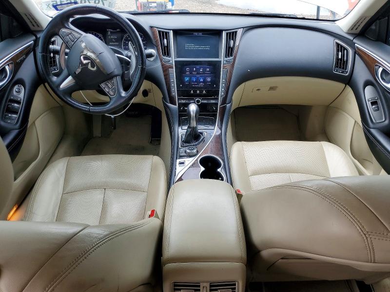 2014 Infiniti Q50 VIN JN1AV7AR8EM702419 COPART salvage auction — FRONT END, TX - SALVAGE VEHICLE TITLE, sold $2,250 on 2026-07-02 (photo 8)