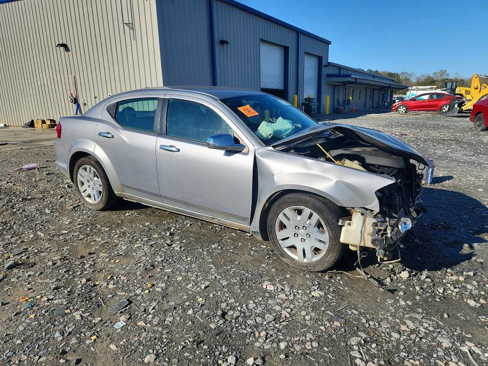 2013 Dodge Avenger VIN 1C3CDZAG2DN751051 COPART salvage auction — FRONT END, GA - CERT OF TITLE-SALVAGE, sold $325 on 2026-07-02 (photo 4)