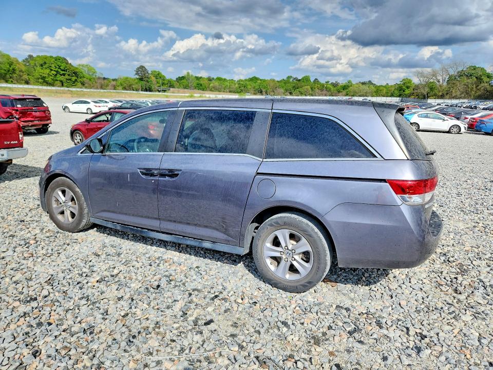 2016 Honda Odyssey VIN 5FNRL5H27GB035938 COPART salvage auction — FRONT END, Ga - Cert Of Title-Salvage, sold $975 on 2026-07-09 (photo 2)