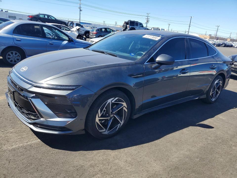 2024 Hyundai Sonata VIN KMHL14JA1RA426310 COPART salvage auction — FRONT END, Ca - Salvage Certificate, sold $9,300 on 2026-07-13 (photo 1)