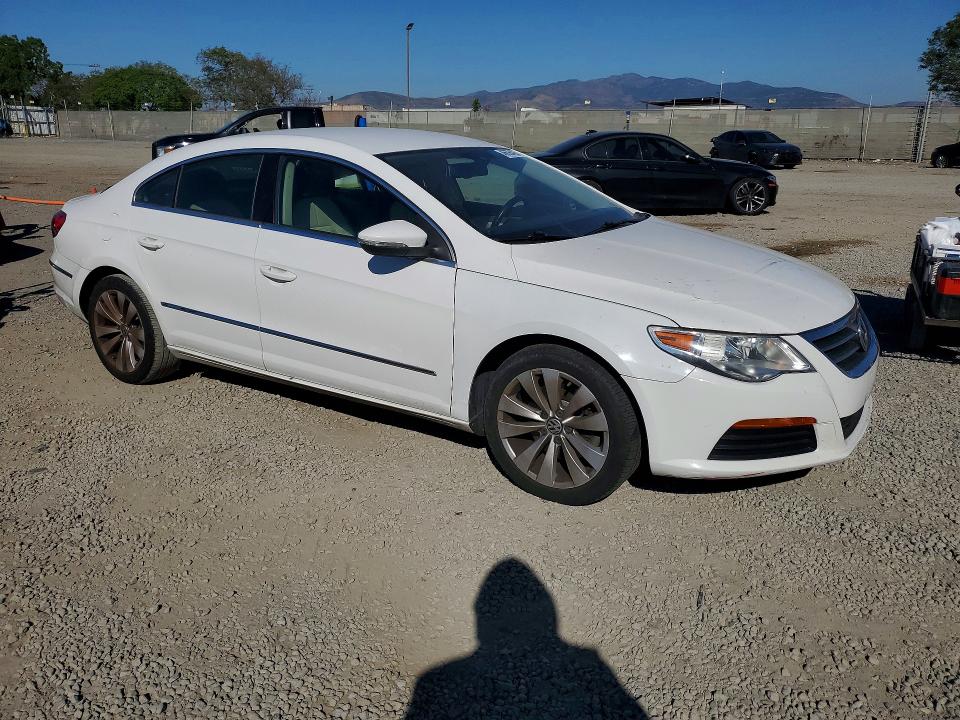 2012 Volkswagen Passat cc VIN WVWMP7AN2CE543230 COPART salvage auction — FRONT END, Ca - Dis/Dlr/Exp Only Clean Title, sold $125 on 2026-07-21 (photo 4)
