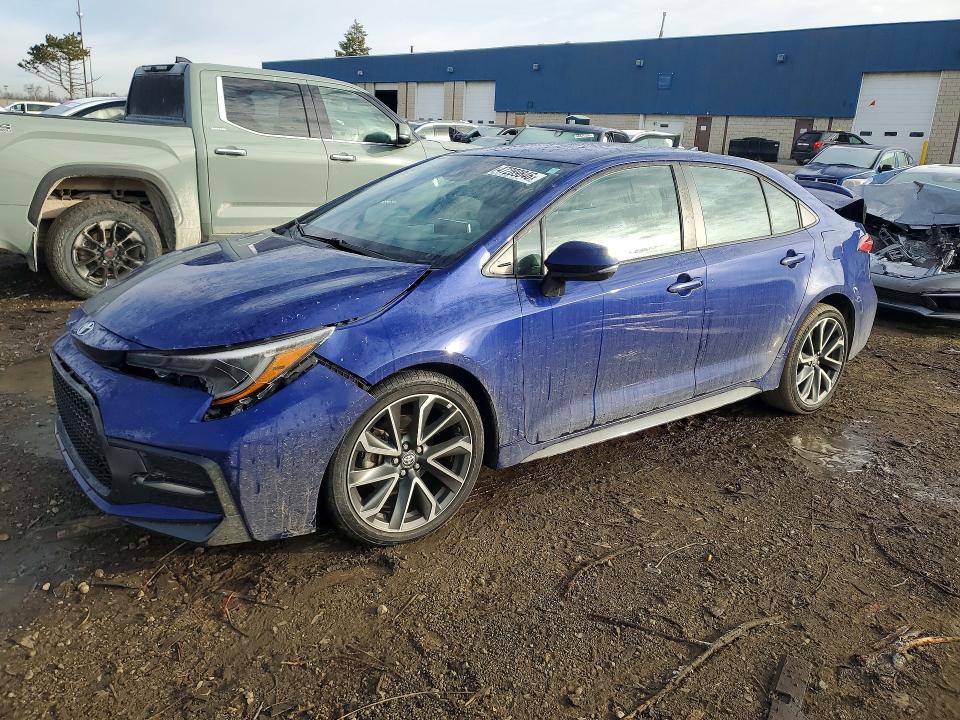 2021 Toyota Corolla VIN 5YFS4MCE5MP091743 COPART salvage auction — REAR END, Mi - Cert Of Title-Salvage Vehicle, sold $4,950 on 2026-07-24 (photo 1)