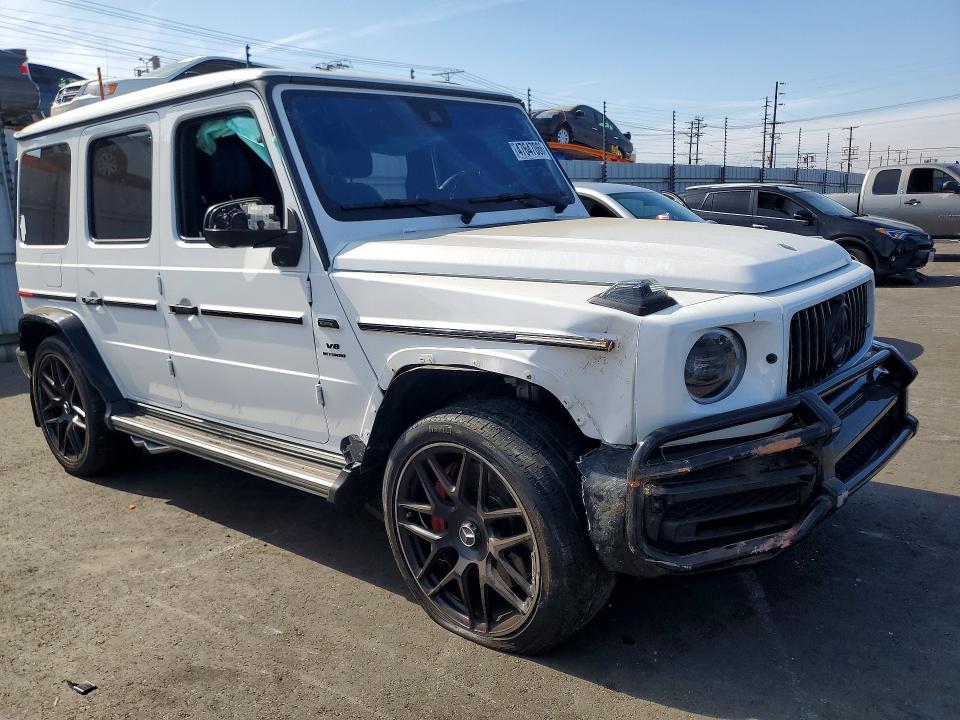 2024 Mercedes-benz G-class VIN W1NYC7HJ0RX515142 COPART salvage auction — FRONT END, Ca - Salvage Certificate, sold $375 on 2026-09-14 (photo 4)