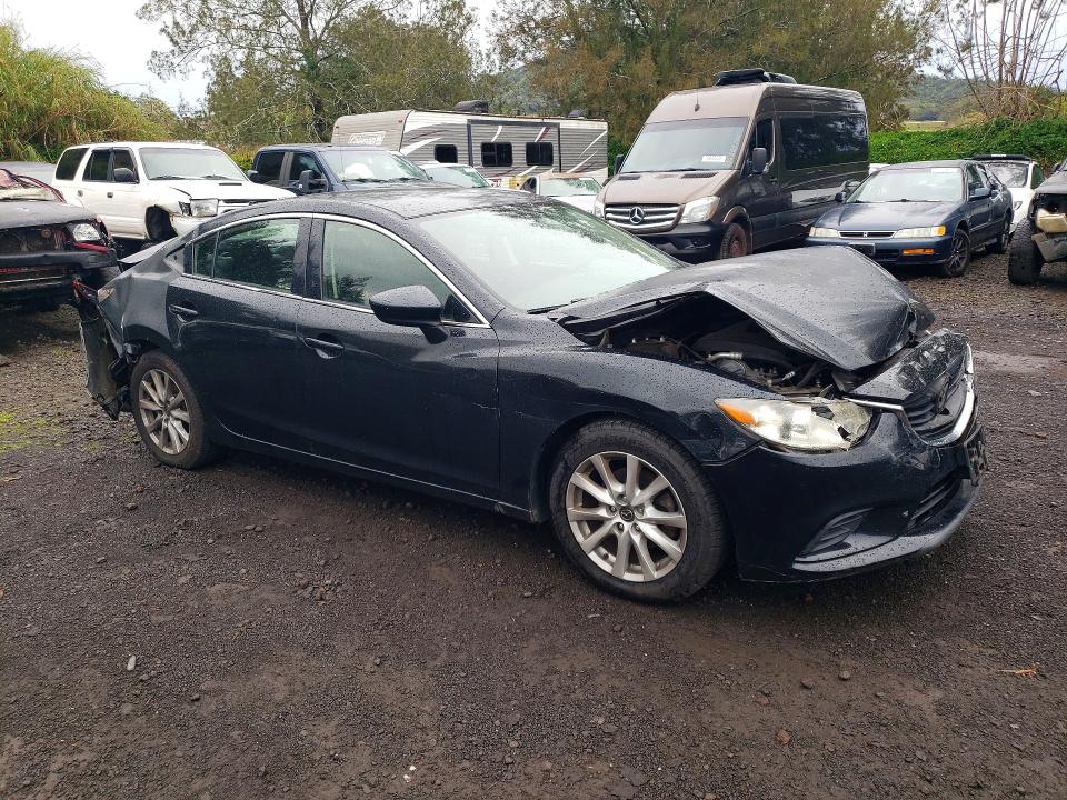 2015 Mazda 6 VIN JM1GJ1U51F1186092 COPART salvage auction — REAR END, Hi - Certificate Of Salvage, sold $1 on 2026-07-20 (photo 4)