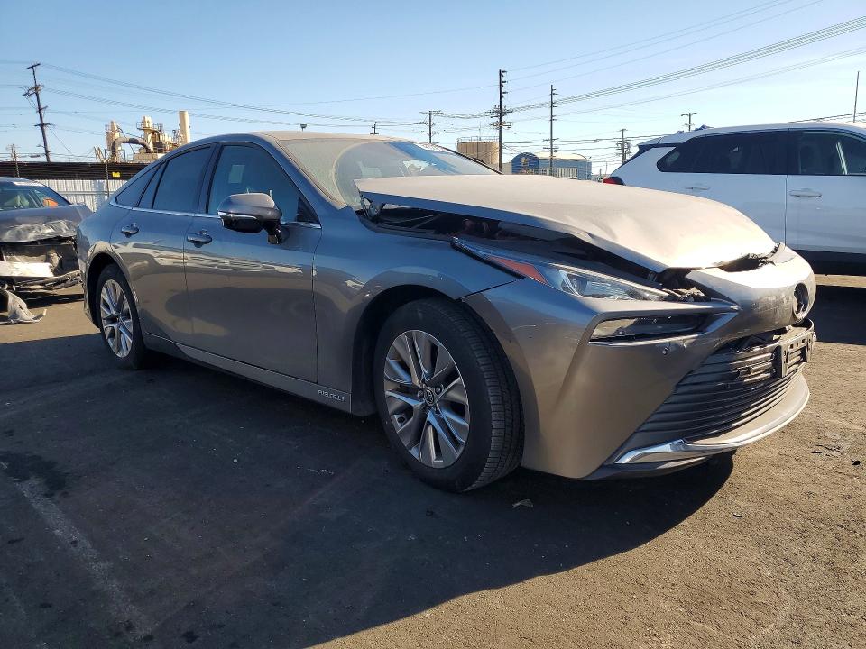 2023 Toyota Mirai VIN JTDAAAAA5PA010137 COPART salvage auction — FRONT END, Salvage Title, sold $1,150 on 2026-07-13 (photo 4)