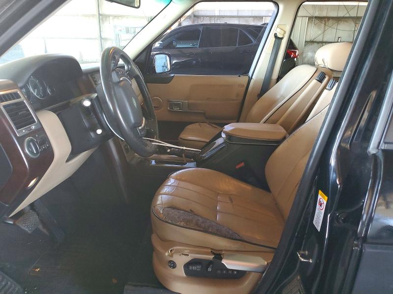 2006 Land rover RANGE ROVER VIN SALME15456A210965 COPART salvage auction — FRONT END, Az - Cert Of Title-Restored Salvage (P), sold $550 on 2026-07-29 (photo 7)