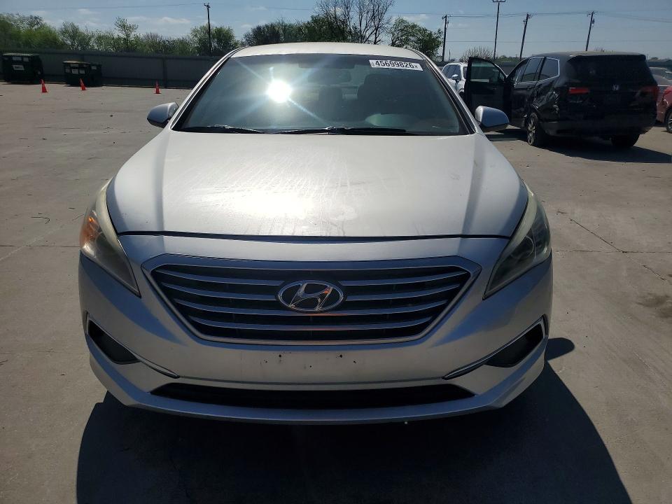 2016 Hyundai Sonata VIN 5NPE24AF2GH265493 COPART salvage auction — SIDE, Tx - Salvage Vehicle Title, sold $1,950 on 2026-07-09 (photo 5)