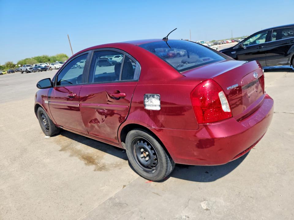 2007 Hyundai Accent VIN KMHCN46C07U142726 COPART salvage auction — FRONT END, Tx - Certificate Of Title, sold $200 on 2026-07-23 (photo 2)