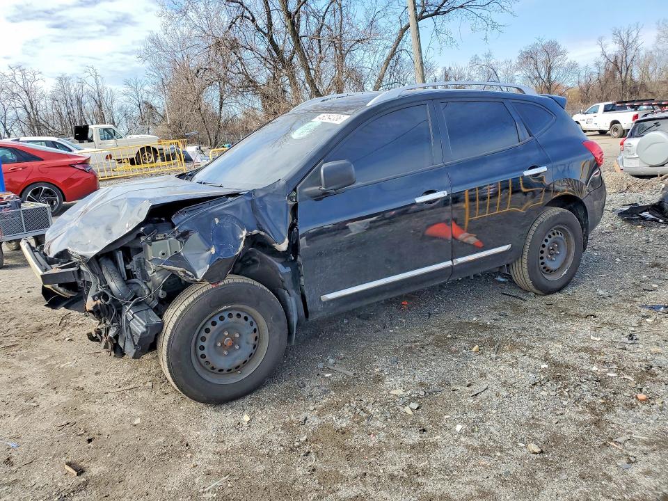 2015 Nissan Rogue VIN JN8AS5MV3FW765313 COPART salvage auction — FRONT END, Md - Cert Of Salvage > 75% Damage, sold $500 on 2026-07-14 (photo 1)