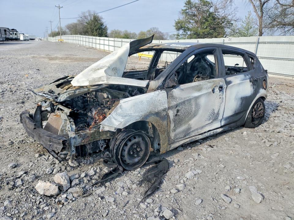 2016 Hyundai Accent VIN KMHCT5AE4GU245846 COPART salvage auction — BURN, PA - CERTIFICATE OF SALVAGE, sold $150 on 2026-07-22 (photo 1)