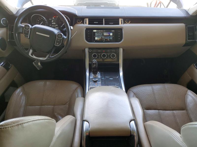 2016 Land rover Range rover sport VIN SALWR2KF3GA636471 COPART salvage auction — FRONT END, CA - DIS/DLR/EXP ONLY CLEAN TITLE, sold $2,000 on 2026-08-31 (photo 8)