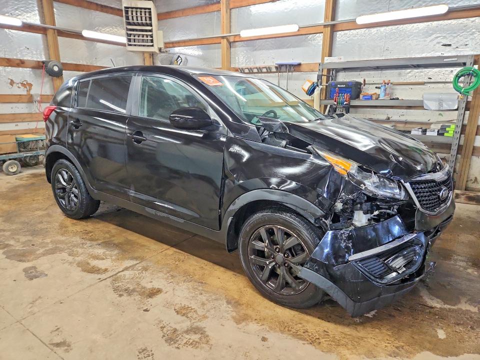 2016 Kia Sportage VIN KNDPBCAC4G7810848 COPART salvage auction — FRONT END, Il - Salvage Certificate, sold $1,150 on 2026-07-27 (photo 4)