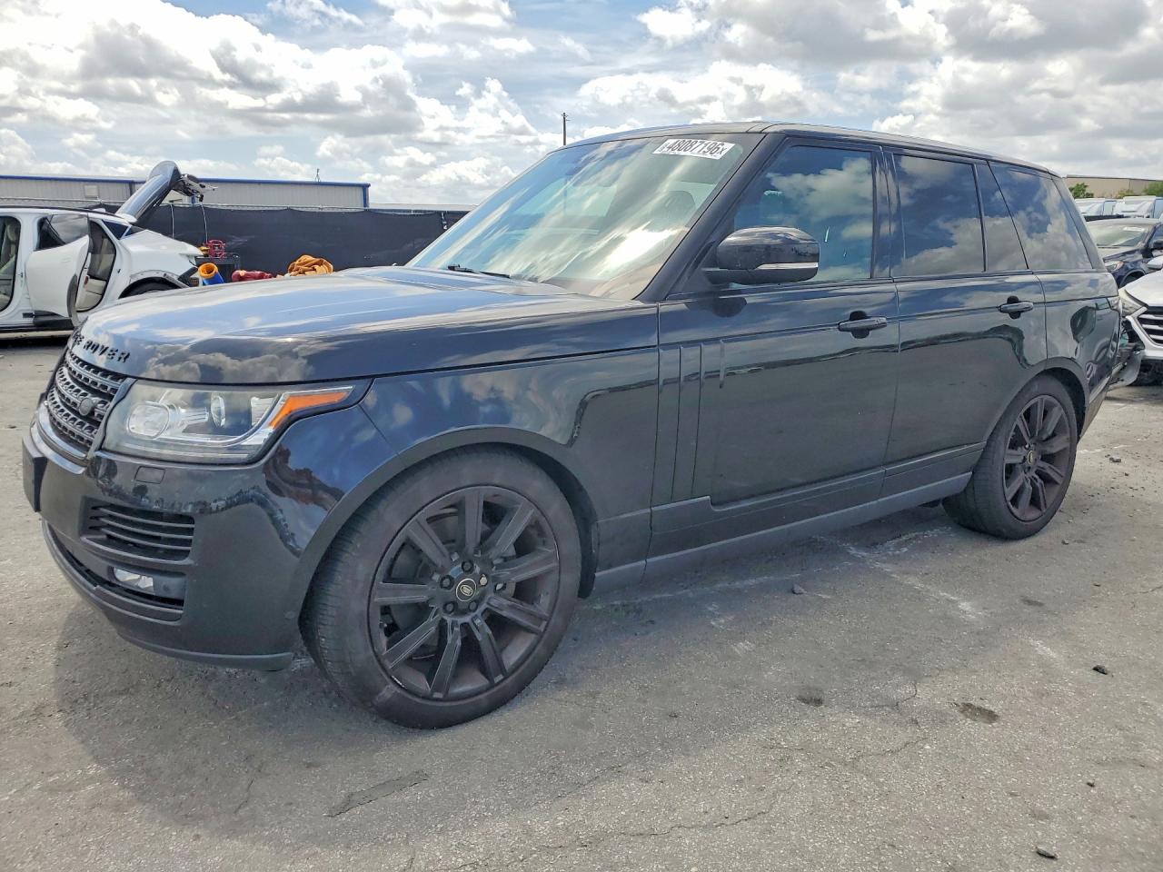2017 Land Rover Range Rover VIN SALGS2FK7HA368610 COPART salvage auction — Minor Dent/Scratches, FL - CERTIFICATE OF TITLE, sold $4,750 on 2026-04-02 (photo 1)