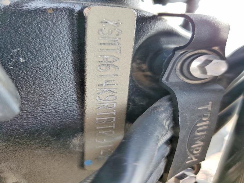 2024 Triumph motorcycle Street VIN SMTA614K9RTBT0914 COPART salvage auction — FRONT END, IL - SALVAGE CERTIFICATE, sold $450 on 2026-07-09 (photo 9)