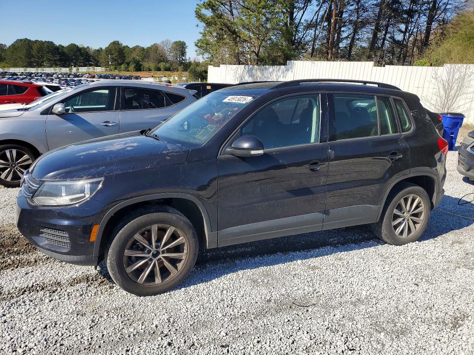 2018 Volkswagen Tiguan VIN WVGAV7AX9JK000476 COPART salvage auction — MECHANICAL, FL - CERTIFICATE OF TITLE, sold $2,150 on 2026-07-27 (photo 1)