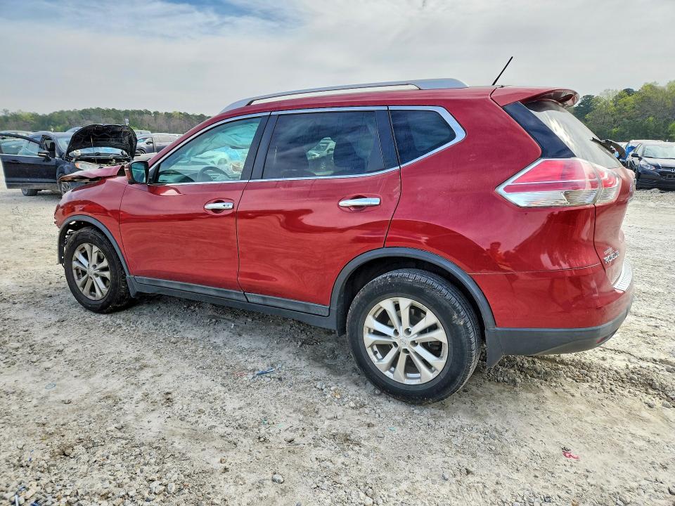 2016 Nissan Rogue VIN 5N1AT2MT8GC917901 COPART salvage auction — FRONT END, Ga - Cert Of Title-Salvage, sold $1,450 on 2026-07-02 (photo 2)