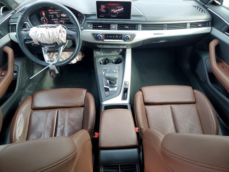 2018 Audi A4 VIN WA19NAF48JA039739 COPART salvage auction — FRONT END, Or - Salvage Title Certificate, sold $6,500 on 2026-07-07 (photo 8)