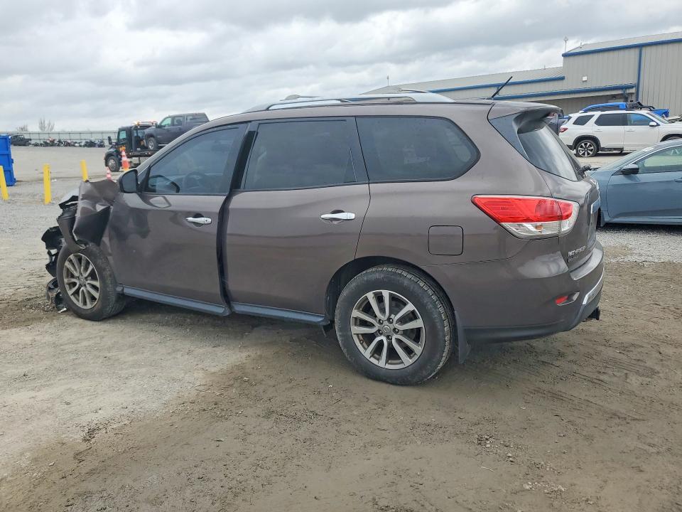 2015 Nissan Pathfinder VIN 5N1AR2MM3FC646834 COPART salvage auction — FRONT END, KY - BILL OF SALE/PART ONLY/NO TITL, sold $1,750 on 2026-07-02 (photo 2)