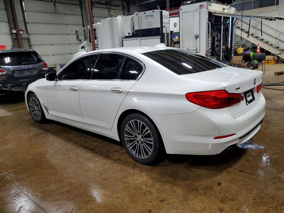 2018 BMW 5er VIN WBAJE7C5XJWC57526 COPART salvage auction — FRONT END, Ny - Mv-907A Salvage Certificate, sold $10,300 on 2026-07-07 (photo 2)