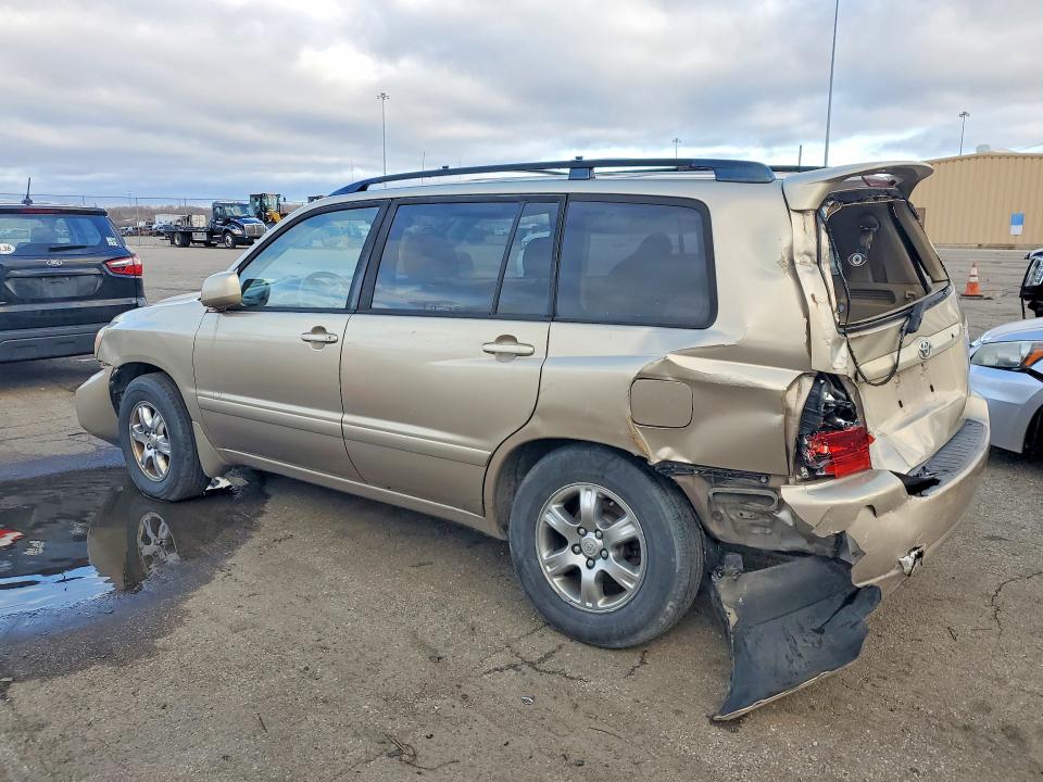 2004 Toyota Highlander VIN JTEDP21A840022121 COPART salvage auction — FRONT END, Oh - Cert Of Title-Salvage, sold $600 on 2026-07-06 (photo 2)