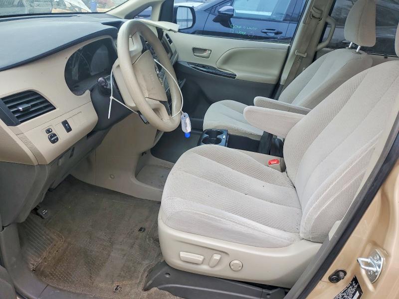2014 Toyota Sienna VIN 5TDKK3DC7ES408069 COPART salvage auction — NORMAL WEAR, Fl - Cert Of Title Slvg Rebuildable, sold $3,000 on 2026-07-31 (photo 7)