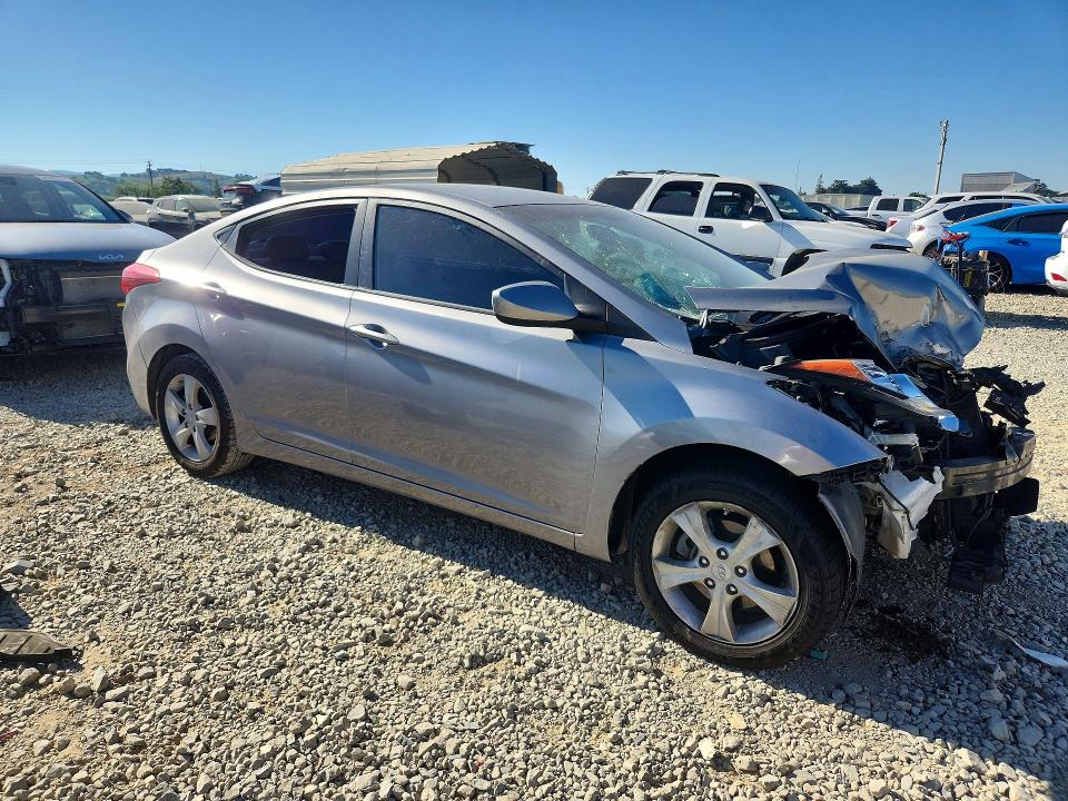 2011 Hyundai Elantra VIN KMHDH4AE8BU157326 COPART salvage auction — FRONT END, CA - SALVAGE CERTIFICATE, sold $425 on 2026-07-14 (photo 4)