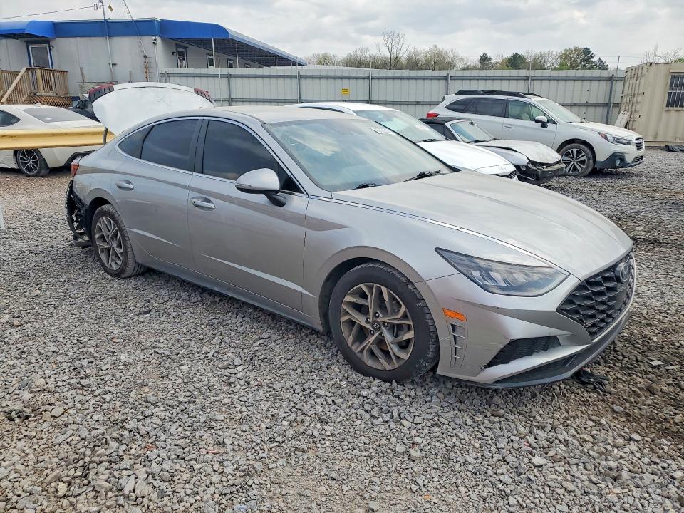 2021 Hyun Sonata VIN 5NPEL4JA1MH099691 COPART salvage auction — REAR END, Al - Cert Of Title-Salvage Title, sold $2,150 on 2026-07-11 (photo 4)