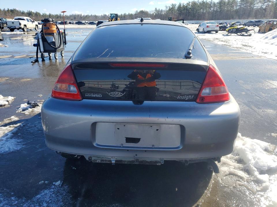 2000 Honda Insight VIN JHMZE1358YT000617 COPART salvage auction — FRONT END, Me - Bill Of Sale, sold $375 on 2026-07-08 (photo 6)
