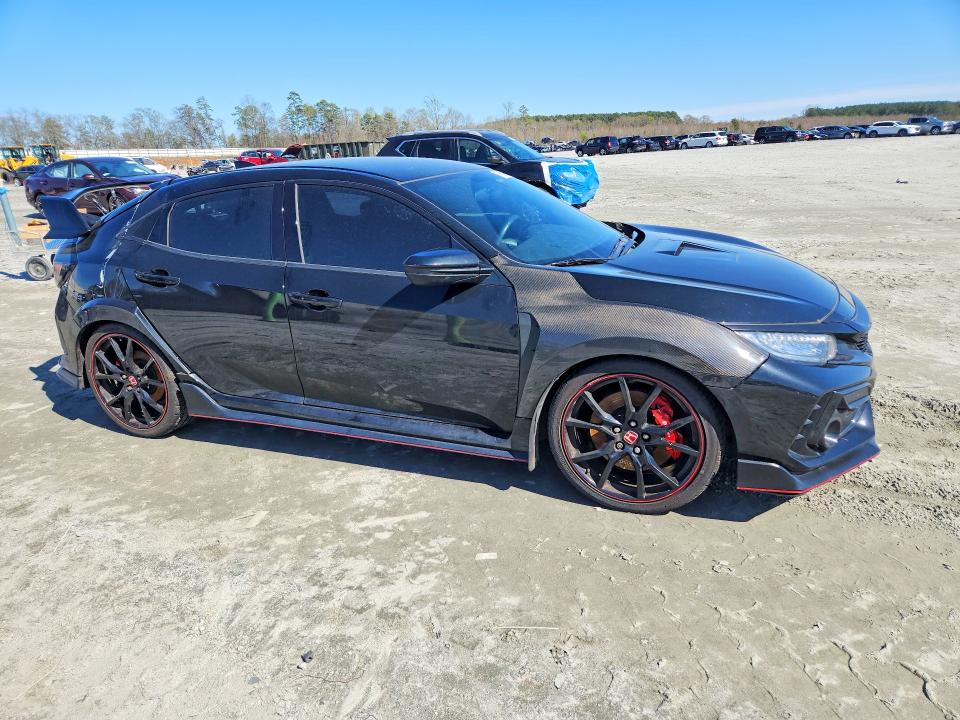 2018 Honda Civic VIN SHHFK8G75JU200170 COPART salvage auction — REAR END, Sc - Cert Of Title-Salvage, sold $11,300 on 2026-07-15 (photo 4)