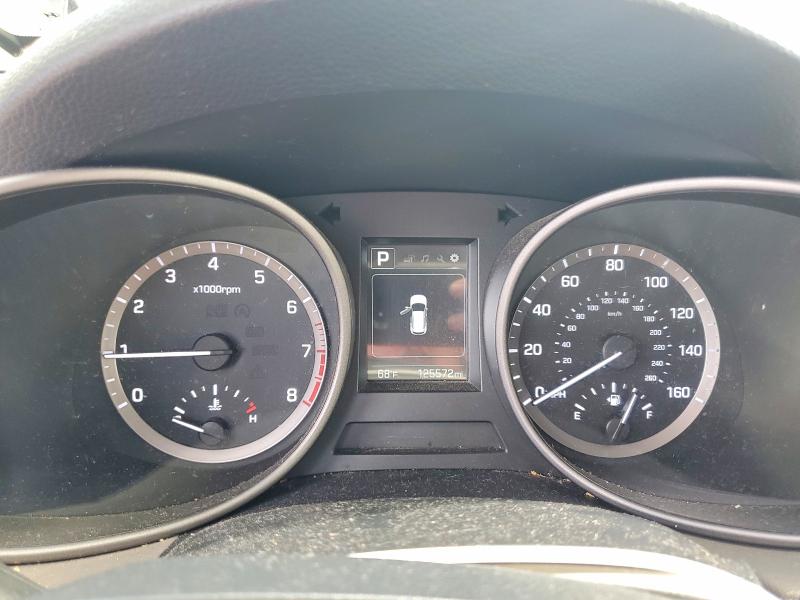 2017 Hyundai Santa fe VIN 5XYZU3LBXHG445345 COPART salvage auction — REAR END, Sc - Cert Of Title-Salvage, sold $500 on 2026-07-24 (photo 9)