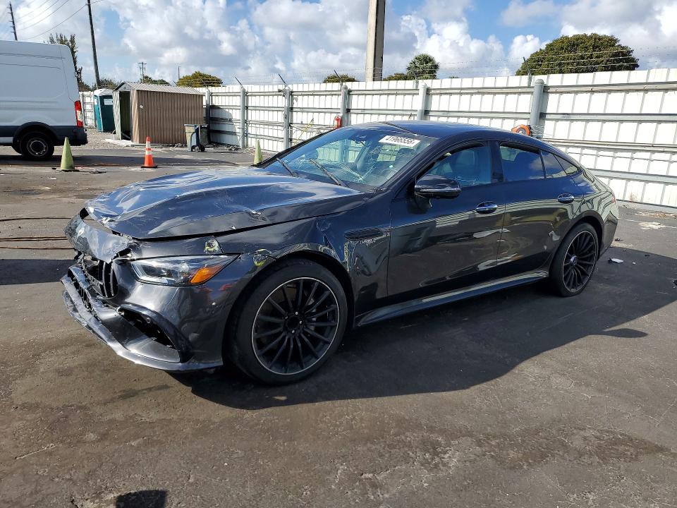 2021 Mercedes-benz AMG GT VIN W1K7X5KB2MA037076 COPART salvage auction — FRONT END, Fl - Certificate Of Title, sold $28,500 on 2026-07-17 (photo 1)