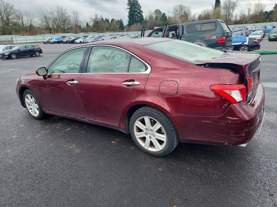 2008 Lexus ES VIN JTHBJ46G982159213 COPART salvage auction — REAR END, Or - Salvage Title Certificate, sold $1,100 on 2026-07-20 (photo 2)