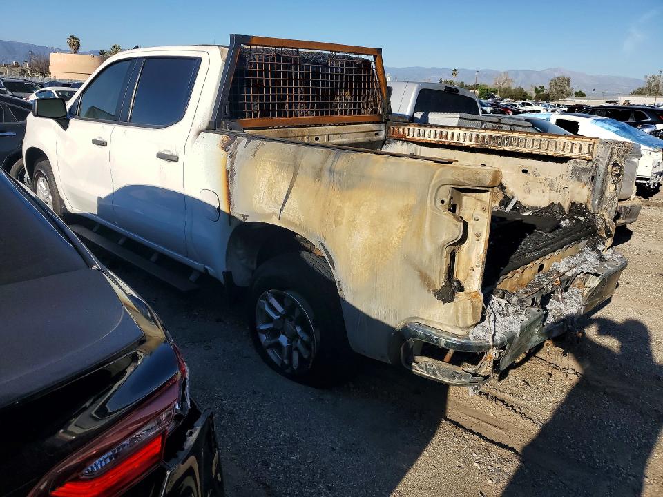 2022 Chevrolet Silverado VIN 3GCUDAED0NG512223 COPART salvage auction — BURN, Ca - Salvage Certificate, sold $150 on 2026-07-09 (photo 2)