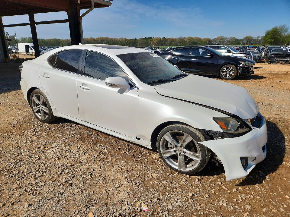 2011 Lexus Is VIN JTHBF5C20B5139857 COPART salvage auction — FRONT END, AL - CERT OF TITLE-SALVAGE TITLE, sold $975 on 2026-07-29 (photo 4)