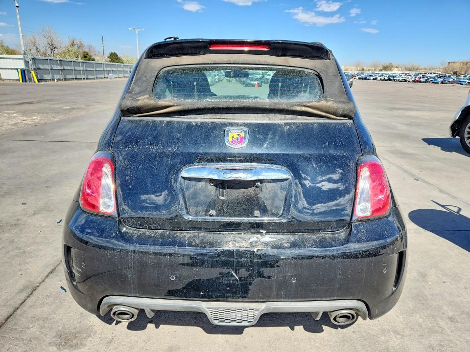 2015 Fiat 500 VIN 3C3CFFJH3FT550621 COPART salvage auction — ROOF, Salvage Title, sold $975 on 2026-08-12 (photo 6)