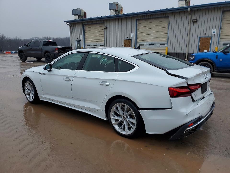 2022 Audi A5 VIN WAUABCF59NA031278 COPART salvage auction — REAR END, Pa - Certificate Of Salvage, sold $8,800 on 2026-07-27 (photo 2)