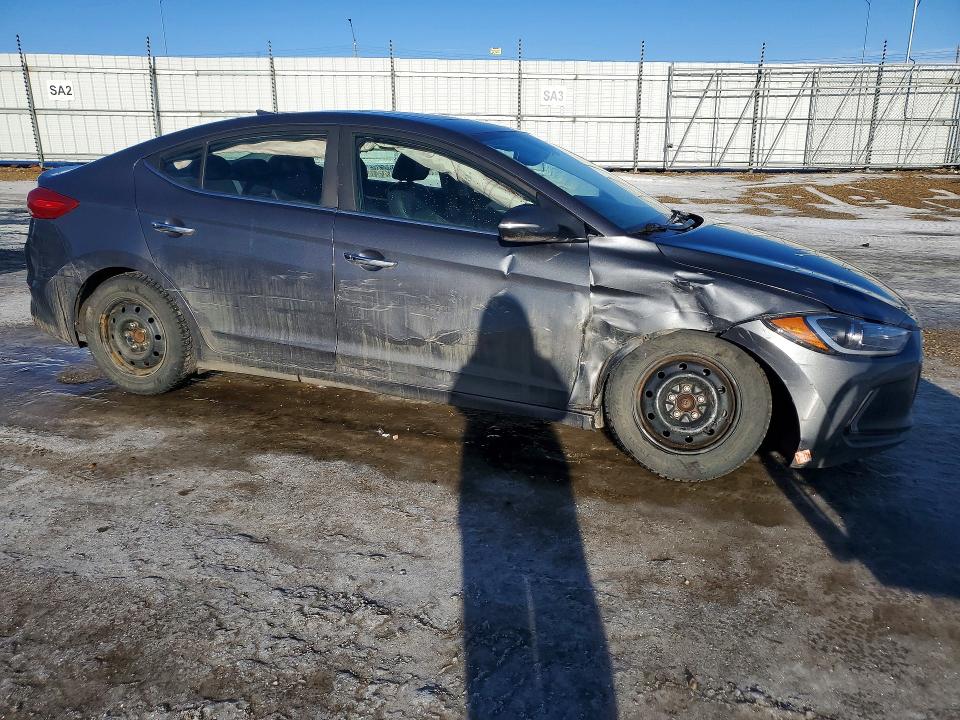 2017 Hyundai Elantra VIN KMHD84LF3HU087474 COPART salvage auction — FRONT END, Salvage Title, sold $1,300 on 2026-07-23 (photo 4)