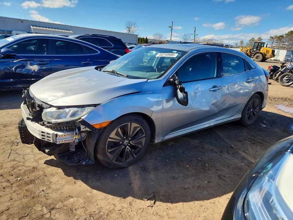2017 Honda Civic VIN SHHFK7H5XHU202241 COPART salvage auction — FRONT END, Ct - Cert Of Title-Salvage, sold $2,850 on 2026-07-31 (photo 1)
