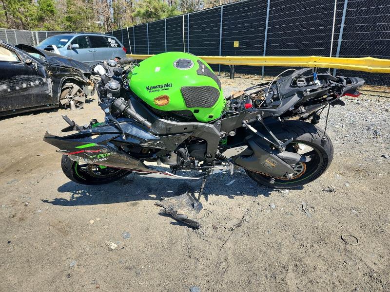 2022 Kawasaki Zx636 VIN JKBZXJH14NA013038 COPART salvage auction — ALL OVER, Md - Cert Of Salvage > 75% Damage, sold $2,550 on 2026-07-02 (photo 3)