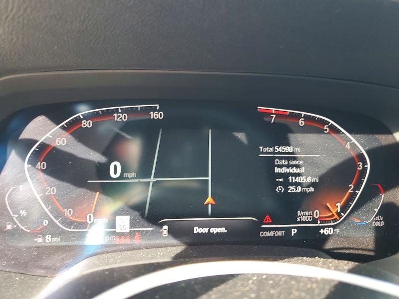 2020 BMW VIN 5UXCW2C04L9B00476 COPART salvage auction — MINOR DENT/SCRATCHES, Il - Certificate Of Title, sold $17,700 on 2026-07-28 (photo 9)
