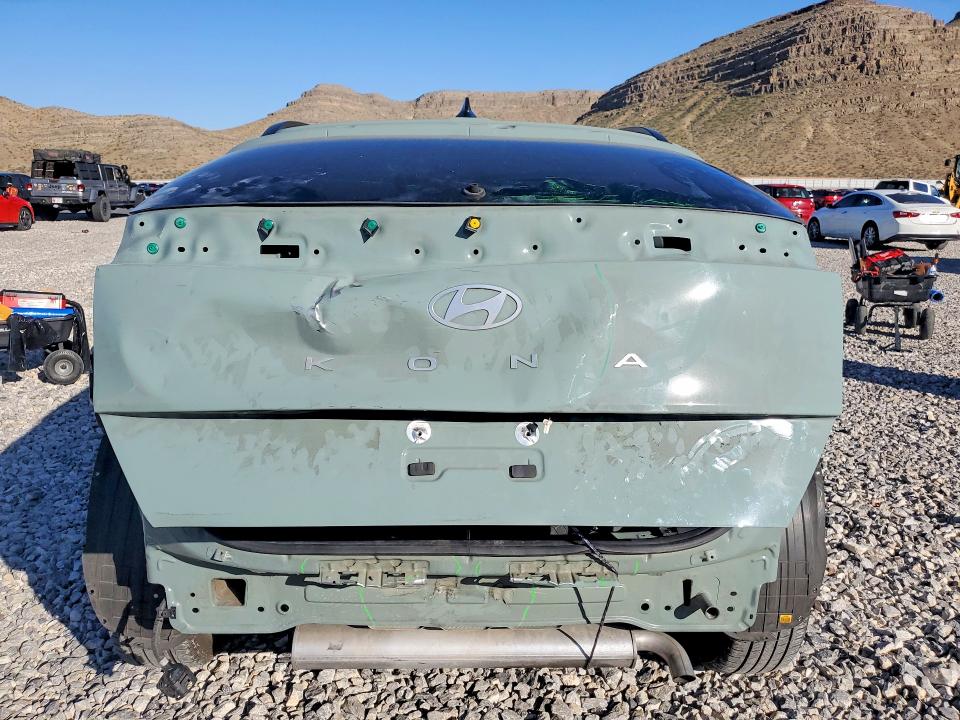 2024 Hyundai Kona VIN KM8HC3AB6RU078795 COPART salvage auction — FRONT END, Nv - Salvage Title, sold $6,600 on 2026-07-13 (photo 6)