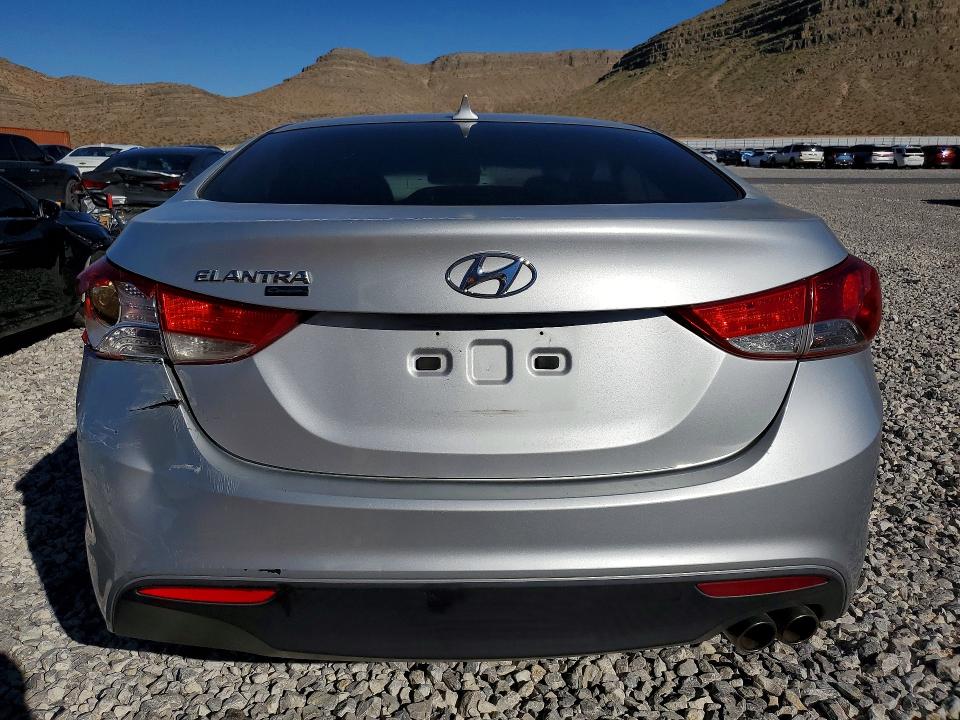2013 Hyundai Elantra VIN KMHDH6AE1DU007430 COPART salvage auction — MINOR DENT/SCRATCHES, Nv - Certificate Of Title, sold $800 on 2026-07-29 (photo 6)
