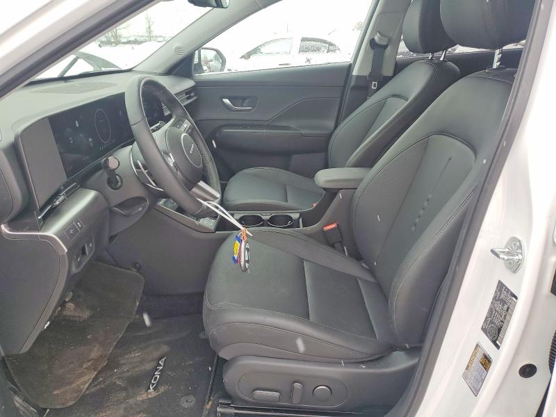 2025 Hyundai Kona VIN KM8HE3A69SU032395 COPART salvage auction — REAR END, Qc - Gravement Accidente, sold $13,800 on 2026-07-28 (photo 7)
