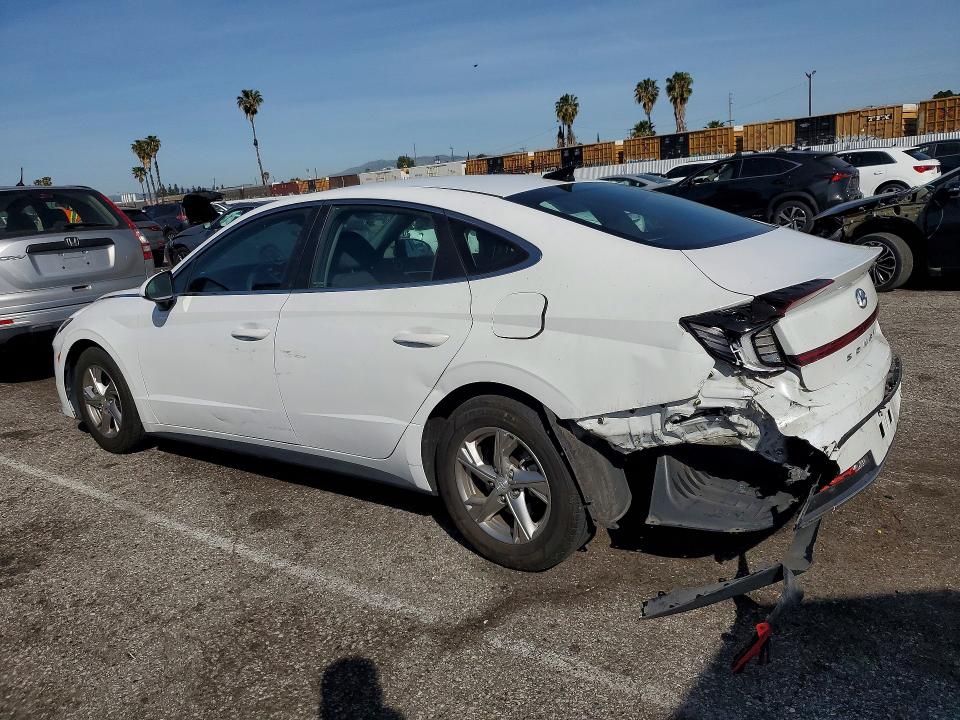 2022 Hyundai Sonata VIN 5NPEG4JAXNH143015 COPART salvage auction — Rear End, CA - SALVAGE CERTIFICATE, sold $4,550 on 2026-04-17 (photo 2)
