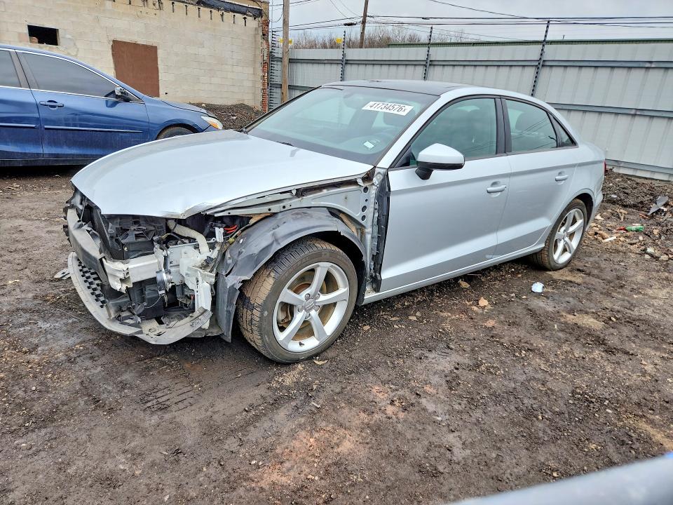 2015 Audi A3 VIN WAUBFGFF3F1011845 COPART salvage auction — FRONT END, Ct - Cert Of Title-Salvage, sold $2,600 on 2026-07-31 (photo 1)