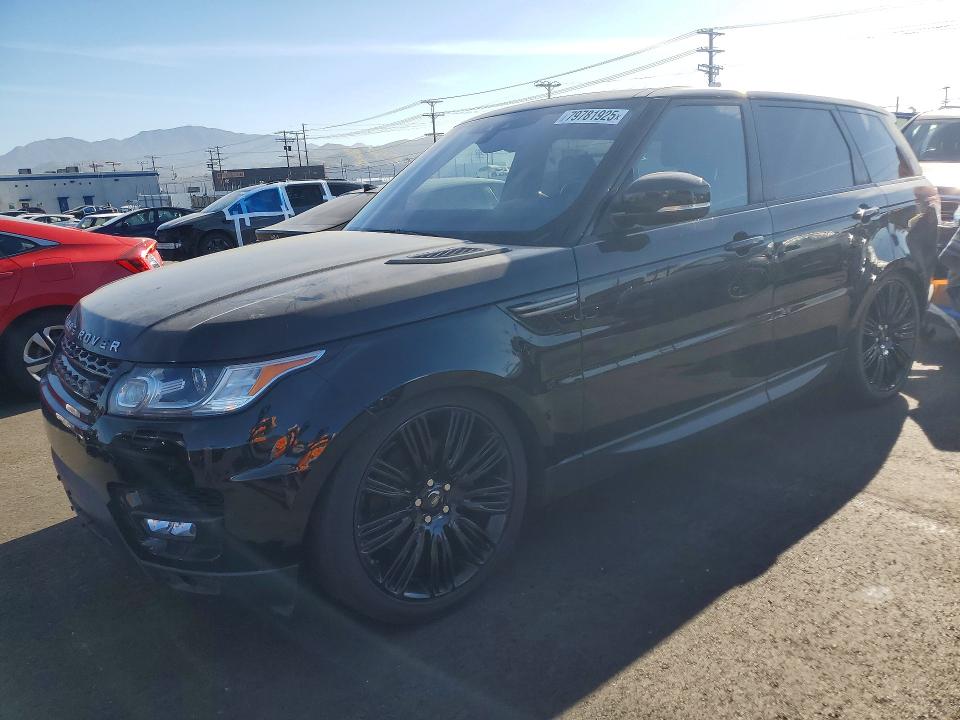 2017 Land rover Range rover sport VIN SALWG2FV4HA156335 COPART salvage auction — MECHANICAL, Ca - Dis/Dlr/Exp Only Clean Title (P), sold $5,600 on 2026-07-29 (photo 1)