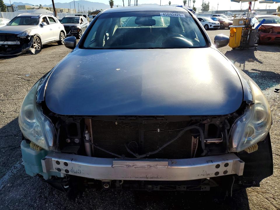 2012 Infiniti G VIN JN1CV6AR3CM681138 COPART salvage auction — REAR END, Ca - Salvage Certificate, sold $650 on 2026-07-10 (photo 5)